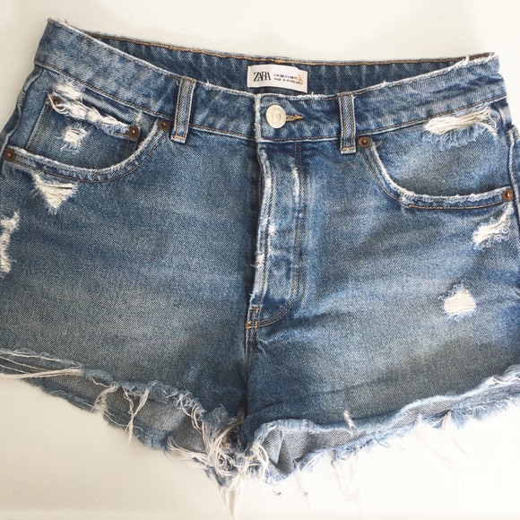 Zara Pants - Zara Denim High Waisted Shorts